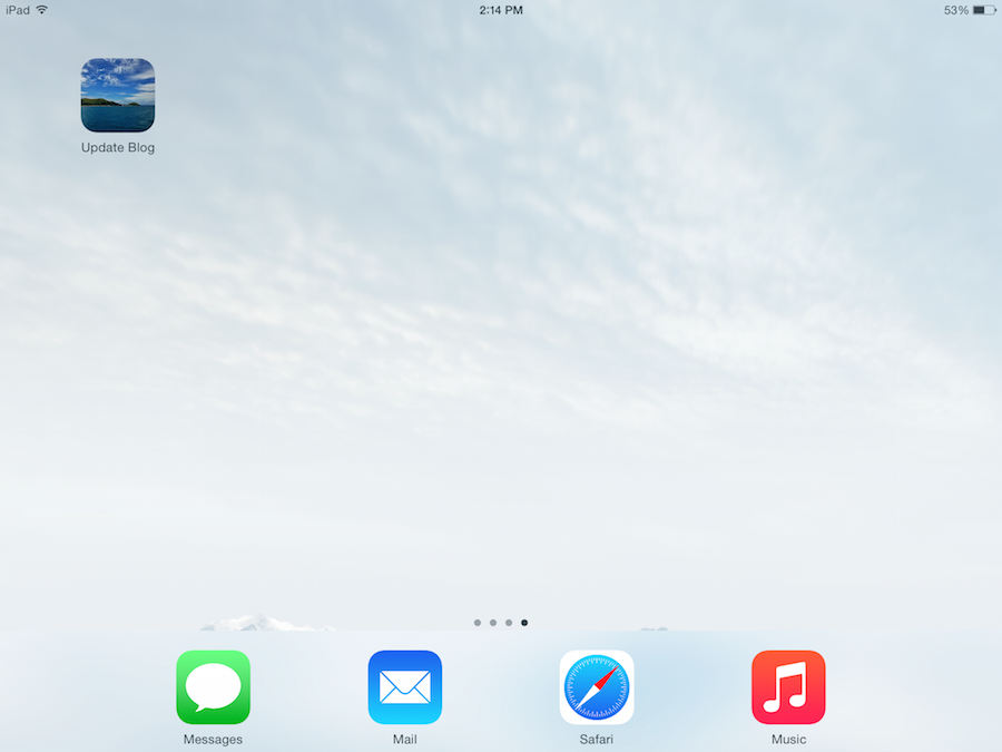 iOS Home Screen